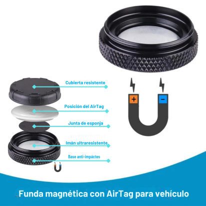 Soporte magnético para vehículos